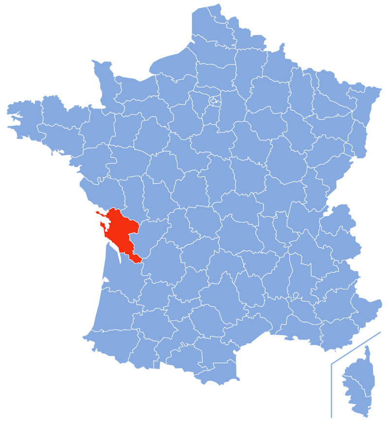 Расположение департамента Приморская Шаранта (Charente-Maritime) Расположение департамента Приморская Шаранта (Charente-Maritime)