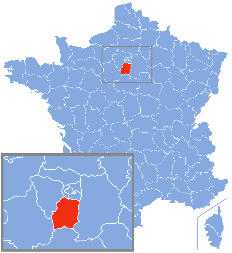 Расположение департамента Эсон (Essonne) Расположение департамента Эсон (Essonne)