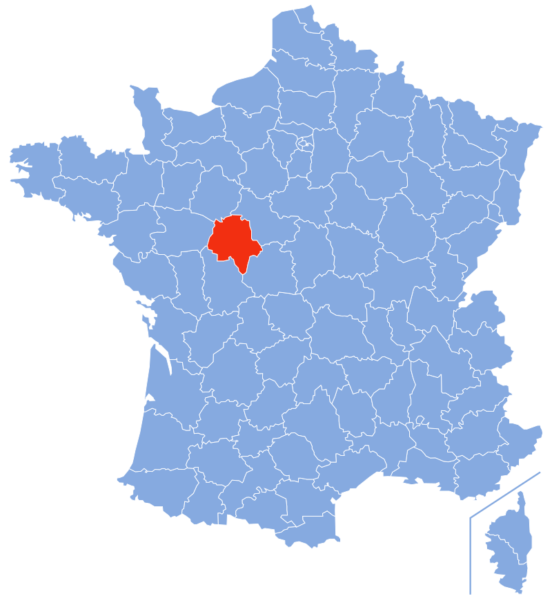 Расположение департамента Эндр и Луара (Indre-et-Loire) Расположение департамента Эндр и Луара (Indre-et-Loire)