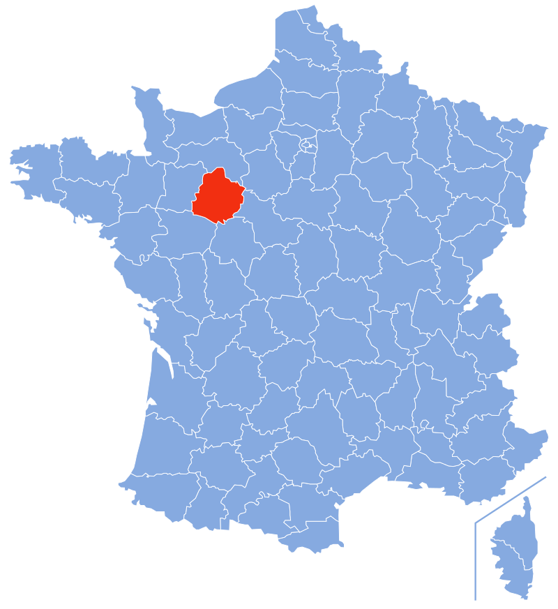 Расположение департамента Сарта (Sarthe) Расположение департамента Сарта (Sarthe)