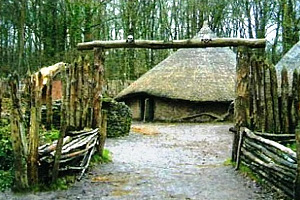 Кельтское поселение в Галлии. Реконструкция