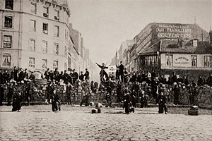 Баррикады в Париже в 1851 г.