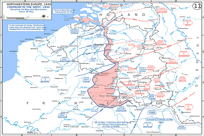 Вторжение немецких войск на территорию Франции в 1940 году