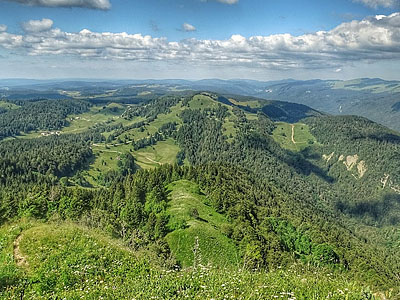Гора Кре де Шалам (Crêt de Chalam): 1545 м