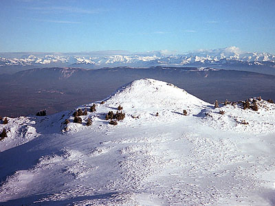 Кре дю Мильё (Crêt du Milieu): 1597 м