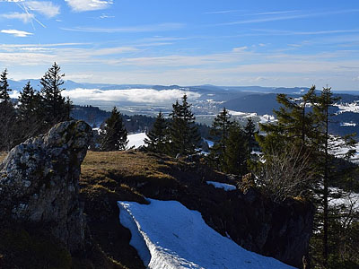 Гора Мон Расин (Mont Racine): 1439 м