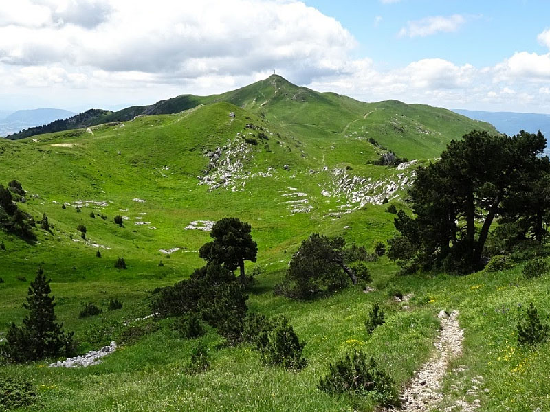Гора Кре де ла Неж (Crêt de la Neige): 1720 м
