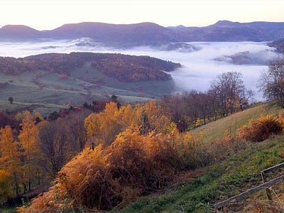Южные Вогезы, Франция. Панорама