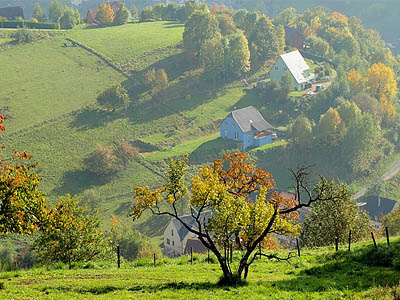 Южные Вогезы, Франция. Панорама