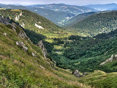 Южные Вогезы, Франция. Панорама