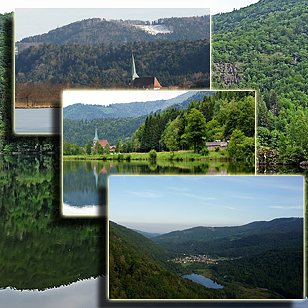 Фотографии  озера Севен (Эльзас, Франция)