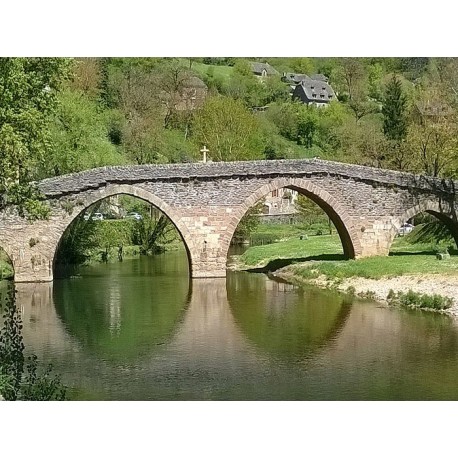Мост Вьё Пон Белькастель (Vieux Pont de Belcastel)