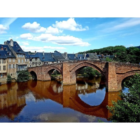 Старинный мост в Эспальоне (Pont Vieux d'Espalion)