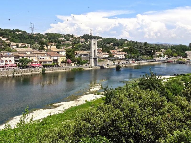 Река Ардеш (Ardeche) в нижнем течении