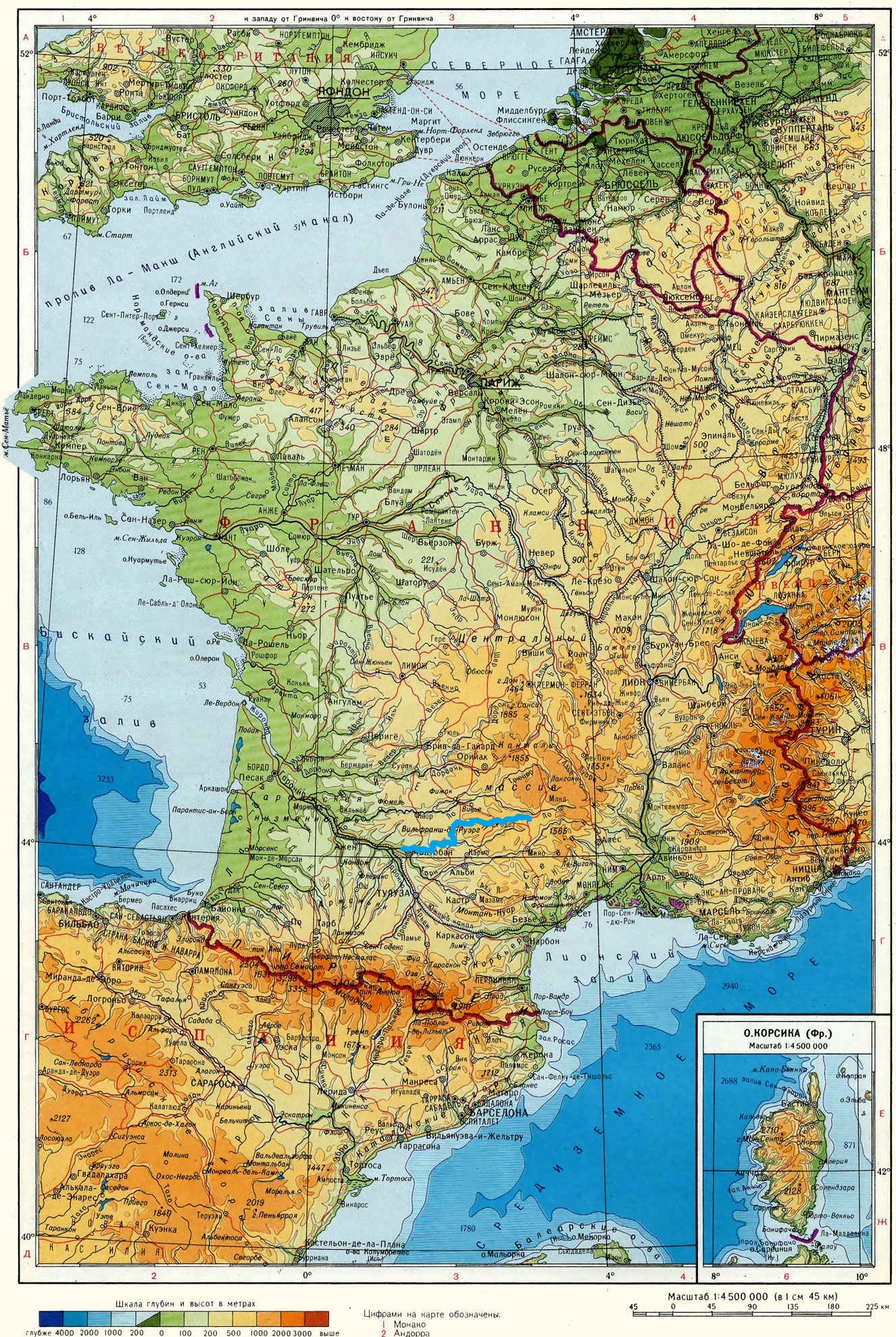 Река Авейрон (Aveyron) на карте Река Авейрон (Aveyron) на карте