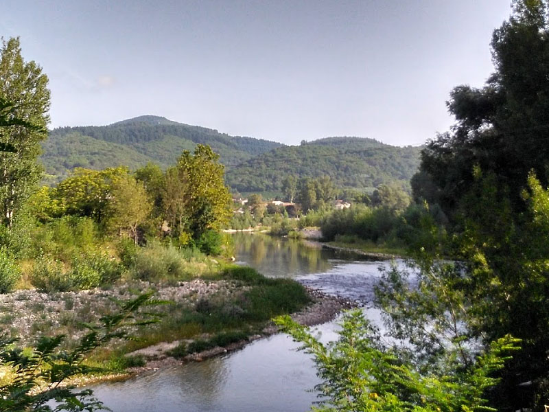 Река Орб (Orb) на равнине Безье