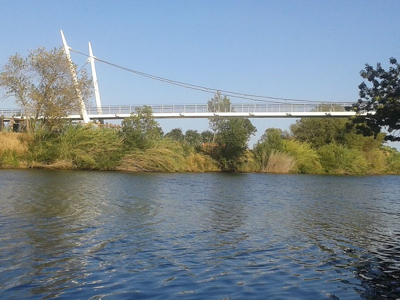 Река Орб (Orb) в нижнем течении