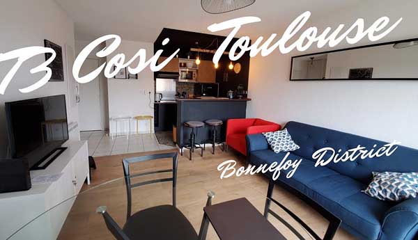Апартаменты T3 Bonnefoy (Тулуза, Франция)