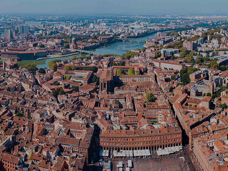 Тулуза (Toulouse): панорама города